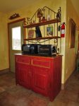 Kitchen Sideboard with Microwave and Toaster Oven